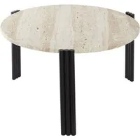 aytm table basse tribus - noir/naturel - hauteur/ø 35 x 60 cm
