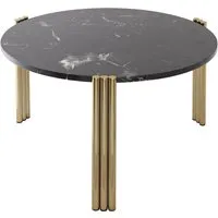 aytm table basse tribus - gold/noir - hauteur/ø 35 x 60 cm