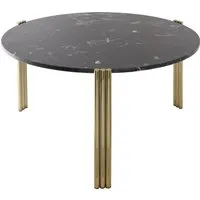 aytm table basse tribus - gold/noir - hauteur/ø 45 x 80 cm