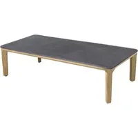 cane-line outdoor table basse aspect - noir - 120 x 60 cm