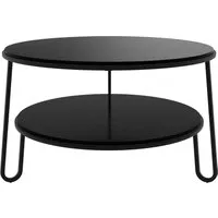 harto table basse eugenie  - chêne noir - 70 cm