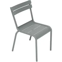 fermob chaise enfant luxembourg - c7 gris lapilli