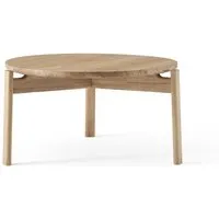 audo table de salon passage - chêne naturel - ø70 cm