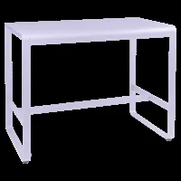 fermob table haute bellevie - d1 guimauve - 140 x 80 cm