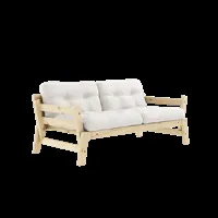 karup design step sofa - 701 natural - karup101clearlacquered