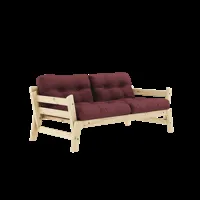 karup design step sofa - 710 bordeaux - karup101clearlacquered