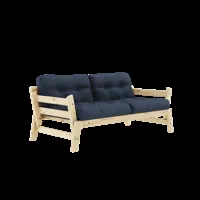 karup design step sofa - 737 navy - karup101clearlacquered