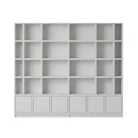 muuto bibliothèque stacked configuration 1 - gris