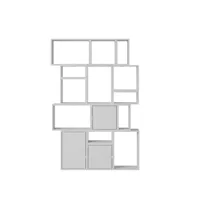 muuto bibliothèque stacked configuration 2 - gris