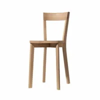 chaise en bois de frêne massif mina xs par tommaso caldera