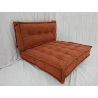 coussin de lit repos, ensemble 2 pièces coussins, canapé sol boho ottoman indien, futon japonais, coussin repos sol, modulaire