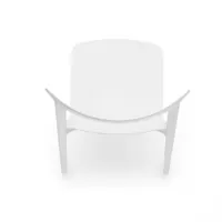 chaise design calligaris skin en plastique blanc