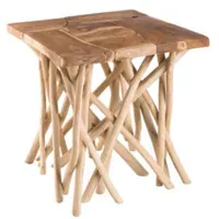 table basse en bois clara
