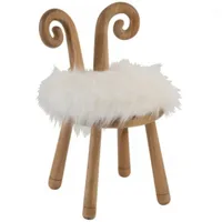 chaise en bois zaza  oreille de mouton