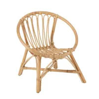 chaise enfant natura bambou / rotin