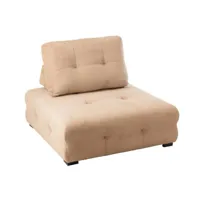 fauteuil pouf  charlene rose nude