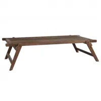 table lit militaire lassa en bois naturel