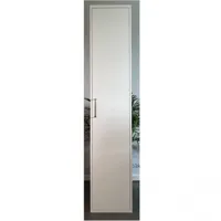 colonne armoire 1 porte droite arlitec teddy largeur 45 cm blanc mat alpin