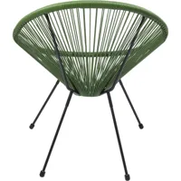 fauteuil de jardin acapulco vert kare design