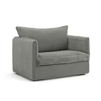 fauteuil xl velours stonewashed neo chiquito