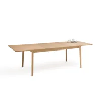 table extensible plaqué chêne 6/10 couverts pully