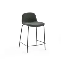 chaise de bar velours tibby h.65 cm