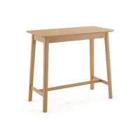 table haute extensible plaqué chêne lombard