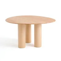 table chêne 6 pers brasero