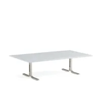 table basse rectangulaire marbre et métal belno
