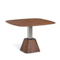 table basse relevable carré noyer alteza