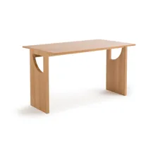 table console plaqué chêne minimal