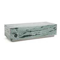 table basse en marbre vert alcana