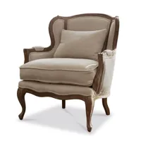 fauteuil kingswinford, crème (77 x 79 x 87cm)