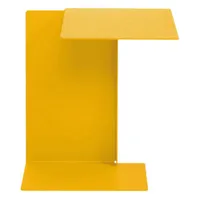 classicon - table d'appoint diana en métal, acier inoxydable verni couleur jaune 47 x 43 53 cm designer konstantin grcic made in design