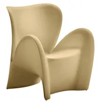 myyour - fauteuil lily en plastique, plastique couleur beige 109.7 x 85 90 cm designer moredesign made in design