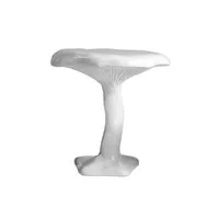 seletti - table ronde amanita en plastique, fibre de verre couleur blanc 70 x 73 cm designer marcantonio made in design