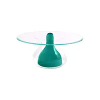 cappellini - table basse miya en verre couleur vert 90 x 44 cm designer elena salmistraro made in design