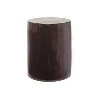 serax - tabouret pawn en céramique, grès émaillé couleur marron 48 x 38 cm designer marie  michielssen made in design
