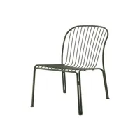 &tradition - fauteuil lounge thorvald en métal, acier couleur vert 60 x 75 76 cm designer space copenhagen made in design