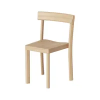 kann design - chaise empilable galta en bois, multiplis courbé plaqué chêne couleur bois naturel 51 x 43 80 cm designer cluzel / pluchon made in design
