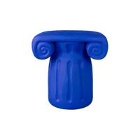 seletti - table d'appoint magna graecia en céramique, terre cuite couleur bleu 28 x 45 cm designer antonio aricò made in design