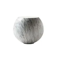 cappellini - table d'appoint bong en matériau composite, résine couleur gris 55.83 x 40 cm designer giulio made in design