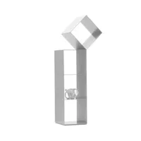 cappellini - bibliothèque drop en métal, tôle de métal couleur blanc 82.62 x 140.7 cm designer nendo made in design