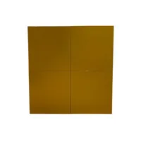 cappellini - commode flexi en bois, panneau de fibres à haute densité couleur orange 99.46 x cm designer studio made in design
