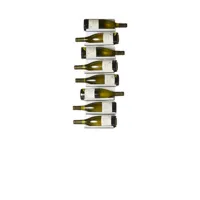 opinion ciatti - porte-bouteilles ptolomeo vino en métal, métal laqué couleur blanc 22 x 43.37 75 cm designer bruno rainaldi made in design