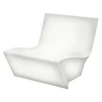 slide - canapé de jardin modulable kami en plastique,  couleur blanc 80 x 90 70 cm designer marc sadler made in design