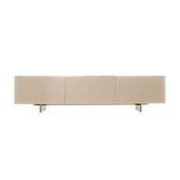 cappellini - buffet uni en bois, mdf couleur beige 270 x 99.26 67 cm designer piero lissoni made in design