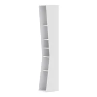 opinion ciatti - bibliothèque en bois, mdf laqué couleur blanc 29 x 20 147 cm designer lapo made in design