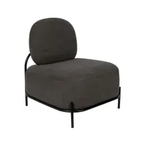 fauteuil en tissu gris