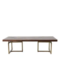 table basse en bois marron